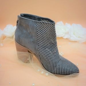 Madden Girl Mochaa Grey Fab Bootie